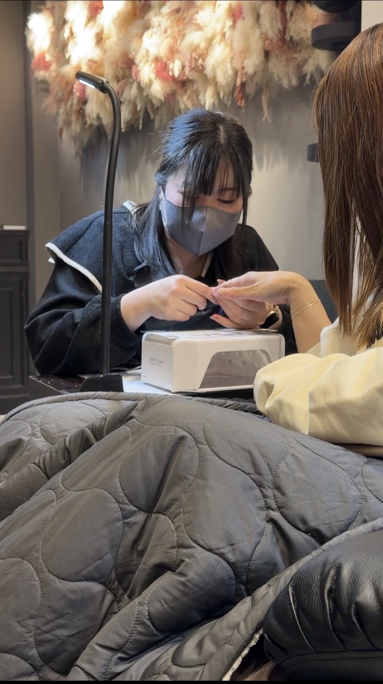 施術の様子